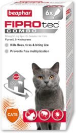 Beaphar - FIPROtec® COMBO for Cats – 6 pipettes - Kills Fleas, Flea Eggs, Flea Larvae & Ticks - Stops Fleas Multiplying on Pet and in Home - Vet Strength Cat Flea Treatment - Image 2
