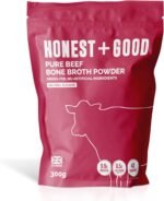 Beef Bone Broth Powder - 300 g | 1 Month Supply | Contains 8500mg Type I & III Collagen | Made with Grass Fed British Cattle | Promotes Hair Skin Nail & Gut Health | UK Made - Image 2
