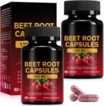Beetroot Capsules 1300mg, Beetroot Powder for Endurance Support & Energy, Vegan Beet Root Supplement (120 Capsules, 60-Day Supply) - Image 2