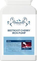 Beetroot Cherry Iron Pump Plus – 4500mg Mega Blend for Energy, Stamina & Immunity – 60 Capsules with Superfoods & Nutrient Allies - Image 2