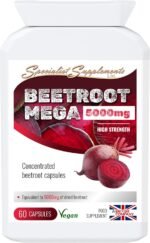 Beetroot MEGA 5000mg, 60 Capsules - Image 2