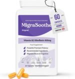 Bespoke Biotics Premium Vitamin B2 Riboflavin 400 mg per Capsule - Migrasoothe-B Migraine Tablets UK Made Migraine Relief, Stress, Tremors & Energy Vegan. Nice UK Gov Recommended Vitamin B2 400 (60) - Image 2
