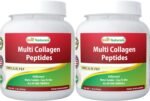 Best Naturals Multiple Collagen Peptides Protein Type I, II III, V & X Collagen unflavored 1 Pound - Grass Fed & Pasture Raised - Water Soluble - Easy to Mix (1 LB (Pack of 2)) - Image 2