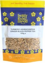 Better Food Mood Turmeric Ashwagandha Ginger Black Pepper Loose Leaf Tea 100gm | May Aid Digestion & Stress Relief | Superfood - No Caffeine | Rich in Antioxidants - Image 2