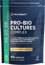 Bio Cultures Complex | Advanced Multi-Strain Pro-Bio with Lactobacillus Acidophilus, Bifidobacterium | 60 Vegan Capsules | Supplement for Men & Women | by Horbaach - Image 2
