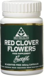 Bio-health Red Clover Flowers 325mg Pure Herbal Food Supplement for Menopausal Symptoms Relief, Bone and Cardiovascular Health Support, Additive Free 60 Capsules - Image 2