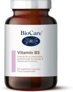 BioCare Vitamin B5 - Magnesium Pantothenate for Energy & Mental Performance - 60 Capsules - Image 2