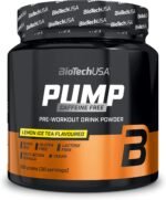 BioTechUSA Pump Caffeine Free | Energy, Focus & Immune Support | 19 Active Ingredients | Pre-Workout Drink Powder, 330 g, Lemon ice Tea - Image 2