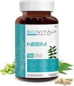 Biovitalia Plant Based Neem 1000mg Capsule for Men & Women | Dietary Supplement | Support Healthy Skin | Supports Detoxification - 60 Vegan Capsules - Image 2