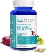 Biovitalia Vegan Iron Supplement Capsules Red Blood Builder 1000mg Gentle Iron Supplement for Women|Help Fight Iron Deficiency for Women Teenage Girls Support Energy & Tiredness - 60 Veg Capsules - Image 2