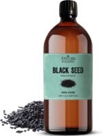 Black Seed Oil 1000ml in Glass Bottle-100% Pure Oil, Natural & Premium Black Seed Oil Known as Kalonji Oil, Cold Pressed Black Seed Oil, Black Cumin Seed Oil, Blackseed Oil Rich in Omega 3 6 & 9-Vegan - Image 2