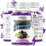 Black Seed, Shilajit & Ashwagandha Gummies with Honey Extract – Adaptogen Blend, Fulvic Acid & 85+ Trace Minerals, Natural Energy for Men & Woman (2) - Image 2