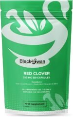 Black Swan Red Clover Capsules - 750mg Menopause & Hormonal Health Support Skin Bone Health Anti Inflammatory Natural Vegan Supplement - 120 Capsules 4 Month Supply - Image 2