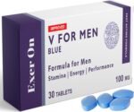 Blue 30 Tablets - 100mg Herbal Supplement for Men - Strong Effect - Mens Health Support Tablets - Performance & Enhancement - Ginseng, L-Arginine, Ashwagandha, Maca Root - Image 2