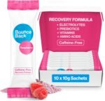 Bounce Back Caffeine-Free Sachets with Vitamins, Electrolytes, Prebiotics & Amino Acids | Raspberry Flavour | Vegan Hydration Drink | Supports Energy, Immunity, Digestion & Recovery | 10g x 10 Sachets - Image 2