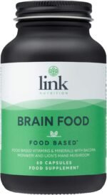 [Brain Food] Food Based Supplement | Contains Bacopa Monnieri, Lions Mane Mushroom & Turmeric | Safe - Effective - Absorbable | Vegetarian | Made in The UK by Link Nutrition | 60 Vegecaps - Image 2