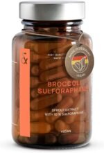 Broccoli Sprout Extract - 100mg Sulforaphane per Serving - Vegan - Antioxidant Supplement - Broccoli Powder Rich in Vitamins and Minerals - 60 Capsules - Made in Germany - Image 2
