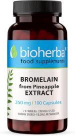 Bromelain Capsules 350 mg – 100 Count | Pineapple Enzyme Supplement for Digestive Balance and Daily Wellness - Image 2
