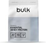 Bulk Essential Whey Protein Powder | Strawberry | 21g Protein per Serving | 9g Essential Amino Acids (EAA) | Supports Muscle Growth | Smooth Mixing | Vegetarian | Natural Flavours | 2.5kg - Image 2