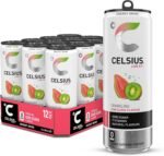 CELSIUS Energy Drink, Sparkling Kiwi Guava, Natural Flavours. No Artificial Colours, Sugar Free Energy Drinks, 355 mL, 12-Pack - Image 2