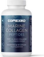 CORREXIKO Marine Collagen Supplement Tablets - 2000mg Hydrolysed Collagen Peptides per Serving with Added Hyaluronic Acid, Vitamin C & Minerals - for Hair, Skin & Nails - 120 Capsules 30 Day Supply - Image 2
