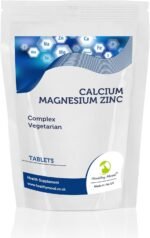 Calcium Magnesium Zinc 60 Tablets - Essential Minerals for Bone Health, Immune Support & Muscle Function - High-Strength Daily Supplement - Image 2
