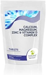 Calcium Magnesium Zinc & Vitamin D Tablets Mineral Food Supplement Complex - UK - Pack of 60 Pills - Image 2