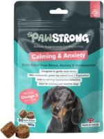 Calming & Anxiety Soft Chew Dog Supplements - Daily Relief from Stress, Anxiety & Nervousness with Chamomile, Green Tea, L-Tryptophan with Omega 3 EPA & DHA – 60 Soft Chews - Image 2