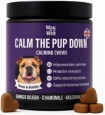 Calming Chews for Dogs | Calming Dog Treats, helps with overbarking, aggression, stress, anxiety and hyperactivity | Behaviour and relaxation | 100 soft chews - 12 weeks supply - Image 2