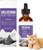 Calming Drops for Cats | 60ML Natural Solution - Cat Sleep Supplement,for Senior Pet Kitten Puppy Health Stress Tension Travel Home Night Time - Image 2