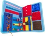 Calming Sensory Blanket - Fidget Activity Mat for Seniors, Soft Textile Layers, Interactive Touch Panels, Portable Soothing Aid, Classroom Focus Support, Memory Comfort Tool, Kids - Image 2