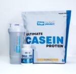 Casein Protein, ZMA Supplement for Men & Women, Shaker Bottle – Slow Digesting Protein (2kg, Vanilla), Magnesium, Zinc, Vitamin B6 for Muscle Recovery, Sleep & Wellness Support - Image 2