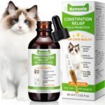 Cat Constipation Treatment 60ml, Cat Probiotic Supplements, Vitamins for Cats with 6 Probiotics, Help Digestive Support Gut Health, Improve Immunity, Cats Constipation Relief for All Breed Size Age - Image 2
