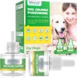 Cat Dog Calming Pheromone Diffuser Refill(2 Packs) | 60-Day Plug Ins Refills With 2X48 ML, Home Calming Refill To Help Reduce Anxiety & Stress In Pet,Anxiety Relief Stay Calmer,Safe & Natural (Dog) - Image 2