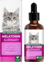 Cat Drops | 60ml Calming Daily Nutrition Liquid | Edible Pet Supplement For Walking Travel Training | Premium Urinary Support Formula For Relaxation, Sleep, Comfort | Suitable For Small Medium Large B - Image 2