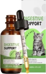 Cat Wellness Drops, 60ml Digestive Health Liquid Supplement for Optimal Nutrition, Natural Formula for Gut Support and Daily Maintenance After Meals Morning Routine Long-Term Pet - Image 2