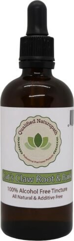 Cats Claw Herbal Tincture (Alcohol & Glycerin Free) – 110ml – in Glass Bottle with Rubber Pipette (x1) - Image 2