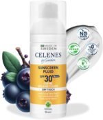 Celenes by Sweden Herbal Dry Touch Fluid Sun Cream SPF 30, 50 ml Organic & Mineral Sunscreen Filters - Suncream Factor 30 Matte Finish, UV Protection, Sun Cream SPF 30 Waterproof, Paraben/Perfume Free - Image 2