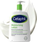 Cetaphil Face & Body Moisturiser, 1L, Moisturising Lotion For Normal To Dry, Sensitive Skin, With Niacinamide & Vitamin E, Packaging May Vary - Image 2