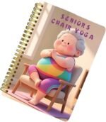 Chair Yoga Seniors Guide - Fitness Planner Chart for Daily Health | Balance Training with Illustrated Poses, Large Print Format & Gentle Movement Support for Home, Men, Women and Elderly Wellness - Image 2