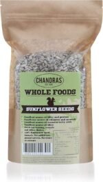 Chandra Whole Foods – Raw Sunflower Seeds 500G – Low-Carb High Fibre for Baking, Cooking, Cereals & Smoothies - Gluten-Free & Keto, Rich in Protein, Vitamins & Nutrients - Image 2