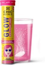 Chicnutrix Glow - Reduced Glutathione 500mg (OPITAC™) & Vitamin C for antioxidant Support and detoxification, Non-GMO & Vegan - 20 Tablets (Strawberry – Lemon Flavour) - Image 2