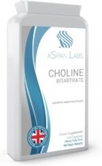 Choline Bitartrate 730mg Daily Dosage, 120 Vegan Choline Capsules - Helps to Maintain Normal Liver Function - No GMOs, Dairy, or Gluten - Made in The UK in Accordance with The GMP Code of Practice - Image 2