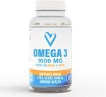 Cod Liver Oil 1000mg – High Strength Omega-3 Softgels with DHA & EPA Supports Heart, Brain, Eye & Immune Health – 60 Softgels - Image 2