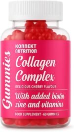 Collagen Complex Gummies with Zinc, Biotin, Folic Acid & Vitamin A, C & E, Multi-Collagen Blend with Type I, II, III, V & X, Superior Hydrolysed Collagen Peptides formulated with UK-Backed Research - Image 2
