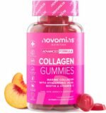 Collagen Gummies - Collagen Peptides with Hyaluronic Acid, Vitamin C & Biotin - Collagen Supplements for Women & Men - More Convenient Than Collagen Powder - 60 Marine Collagen Gummies - Novomins - Image 2