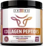 Collagen Powder 500g - Hydrolysed Collagen Peptides Powder - High Protein Bovine Collagen Supplement - Grass Fed, Hormone Free - Rich in Amino Acids - for Hair, Nails & Skin - Zhou Nutrition - Image 2