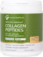 Collagen Powder Bovine Peptides, Type I & III, 100% Pure Hydrolysed Gold Standard, with 18 Amino Acids, Collagen Supplement by General Healthcare - 20g / 20,000mg Collagen (Unflavoured)(300g) - Image 2