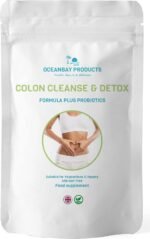 Colon Cleanse & Detox Formula Plus Probiotics Supports Relief from Bloating & Constipation Gut Health Support Herbal Laxatives for Regularity Vegan Capsules (30 Capsules) - Image 2