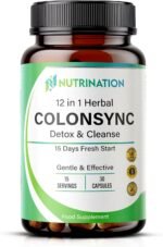 Colon Cleanse Tablets – 12-in-1 Herbal Colon Detox for Gut Cleanse & Bloating Relief | Supports Weight Loss & Regularity | Psyllium, Triphala, Aloe Vera – 15 Day Vegan Supplement - Image 2